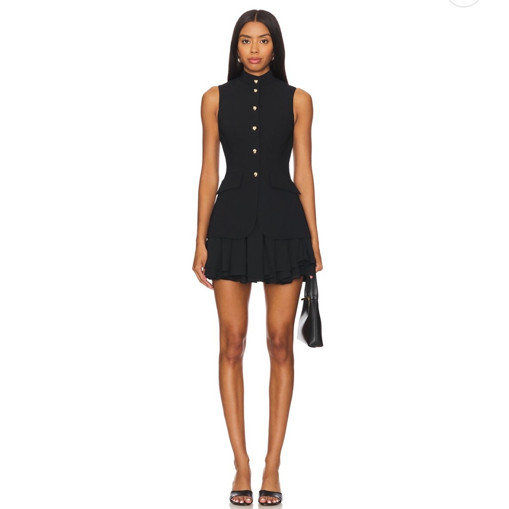 Amanda Uprichard Justine Dress Black